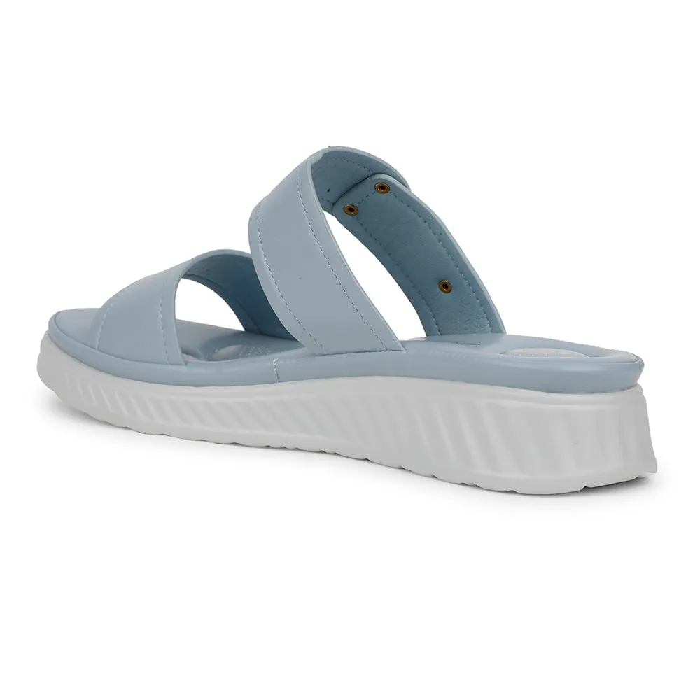 Healers Casual Sky Blue Slipper For Women ZQ-AL-SL02 By Liberty