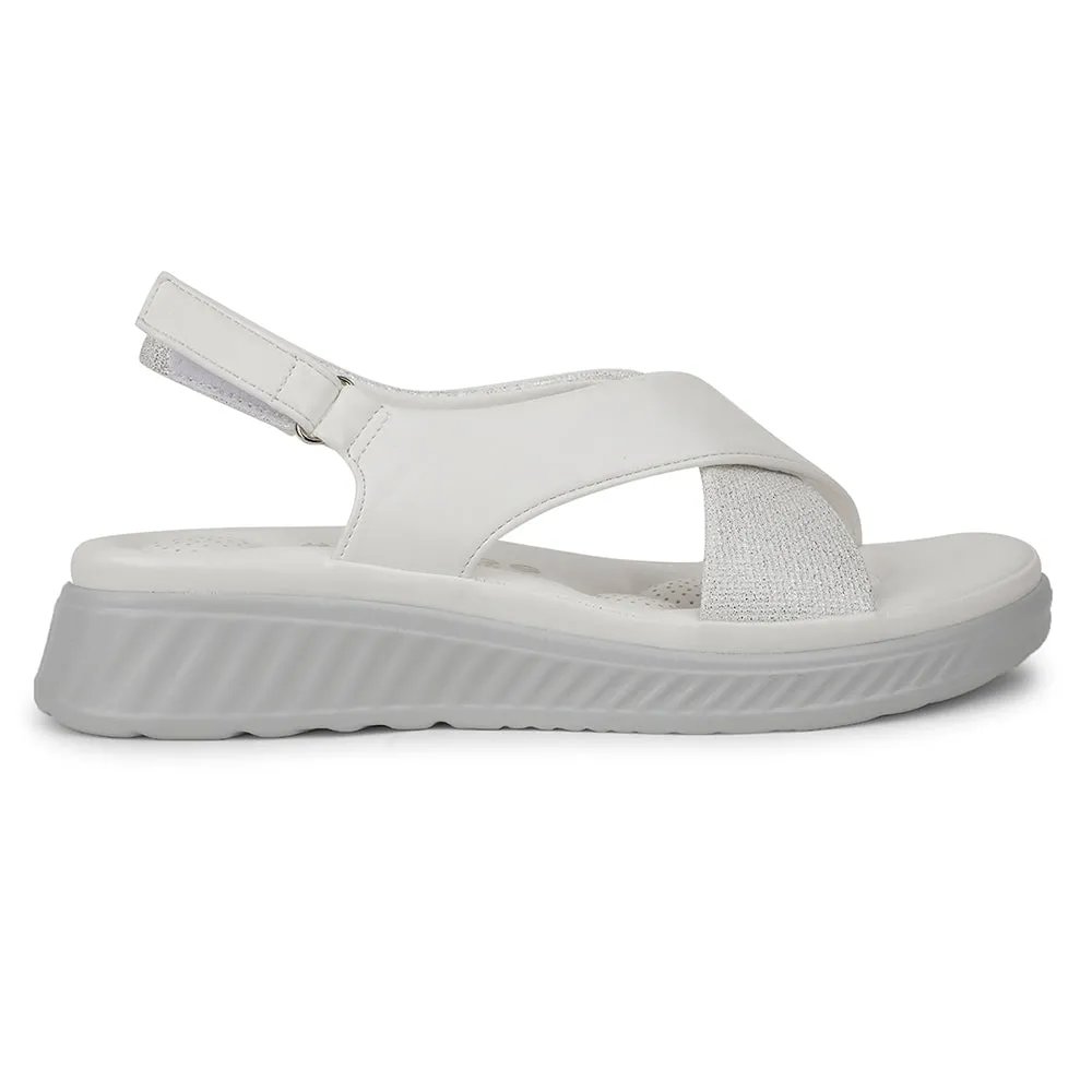 Healers Casual White Sandal For Women ZQ-AL-SN03 By Liberty