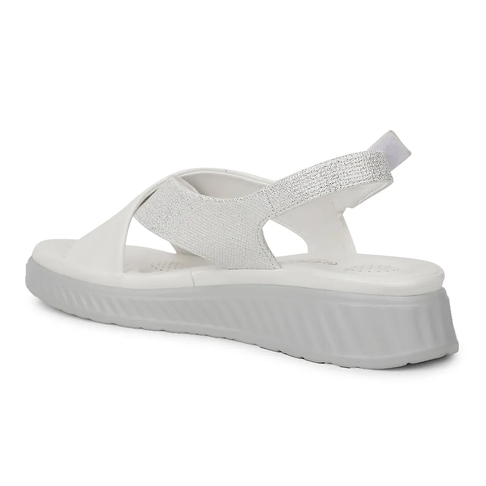 Healers Casual White Sandal For Women ZQ-AL-SN03 By Liberty