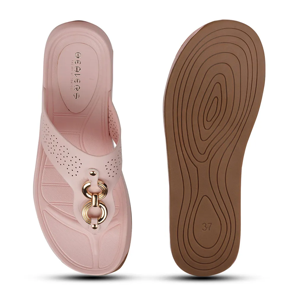 Healers Pink Casual Slipper For Women ZQ-AL-TH06 By Liberty