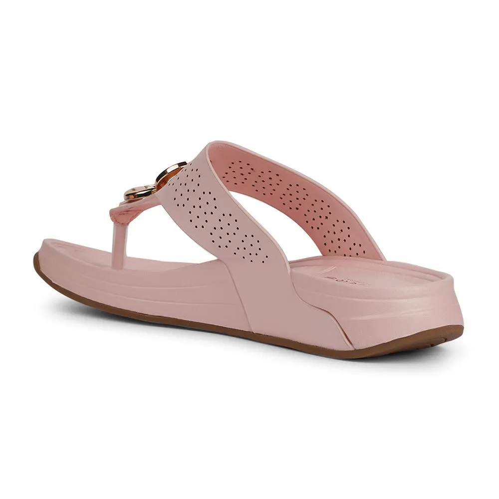 Healers Pink Casual Slipper For Women ZQ-AL-TH06 By Liberty