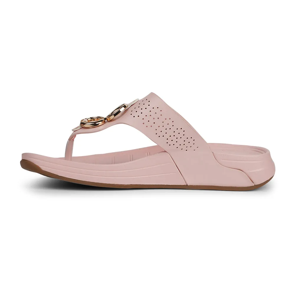 Healers Pink Casual Slipper For Women ZQ-AL-TH06 By Liberty