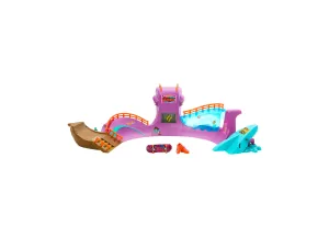 Hot Wheels Skate Octopark Playset with Exclusive Fingerboard and Skate Shoes