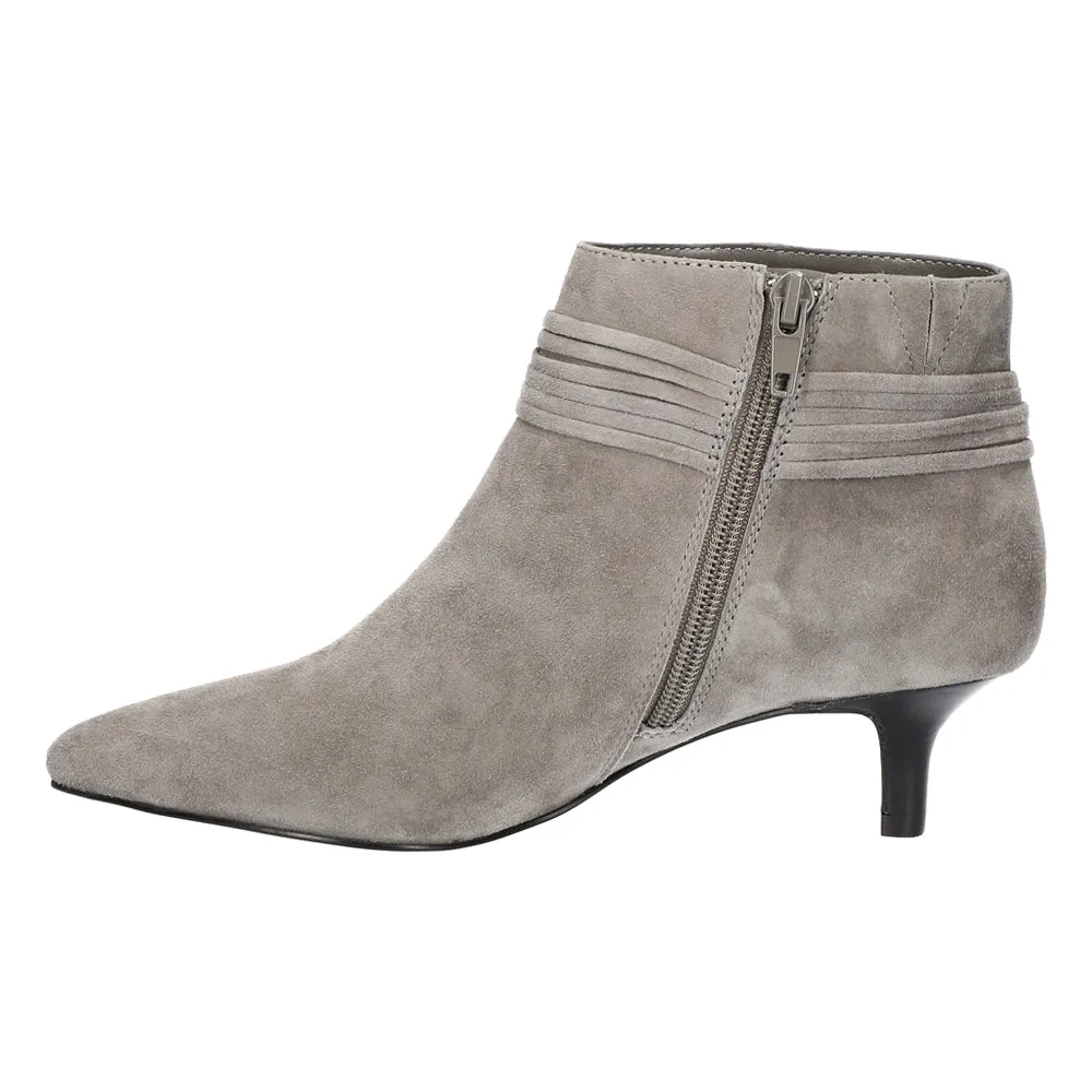 Jani Pointed Toe Zippered Booties