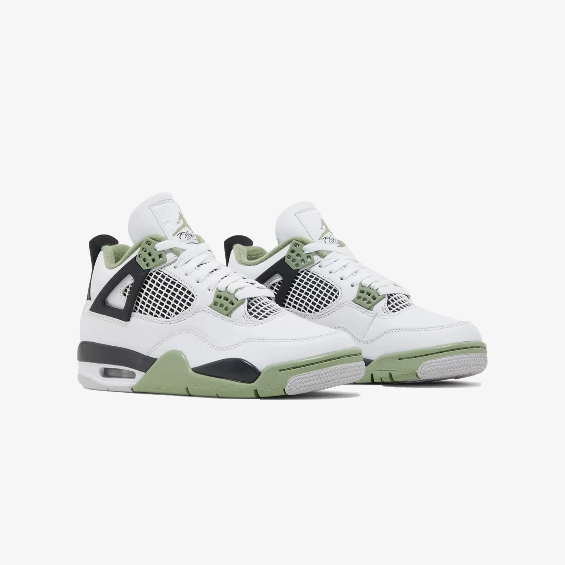 Jordan | WMN'S AIR JORDAN 4 RETRO  { OIL GREEN