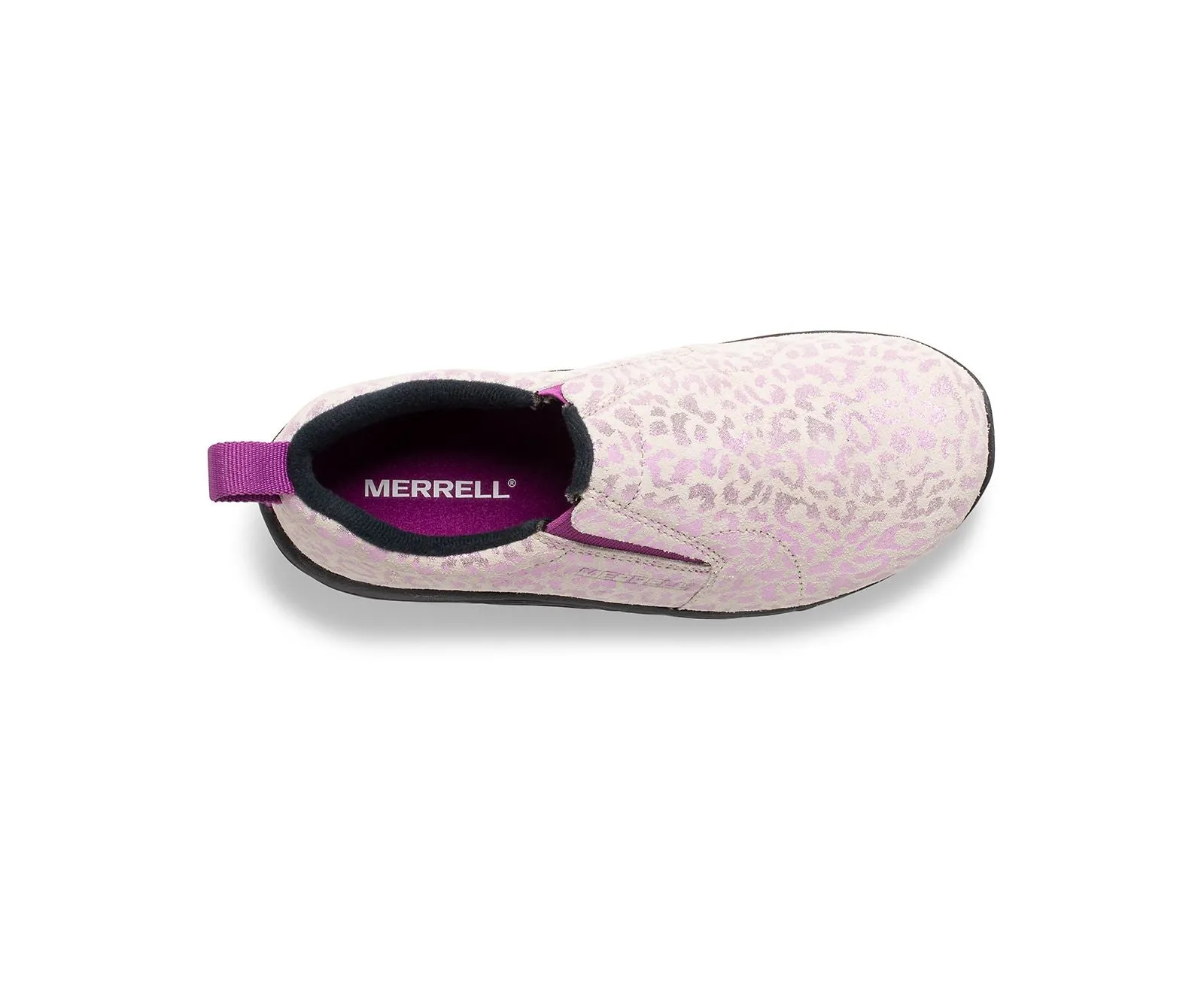 Jungle Moc Kid's Slip-on Shoes - Berry Leopard