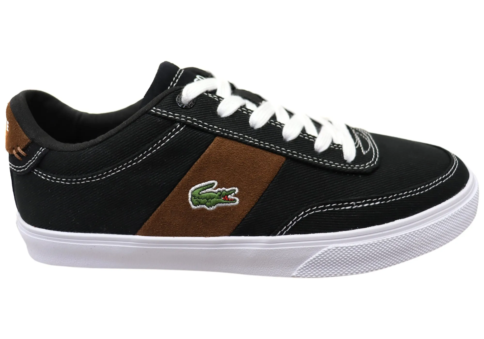 Lacoste Mens Comfortable Lace Up Court Master Pro 22 Sneakers