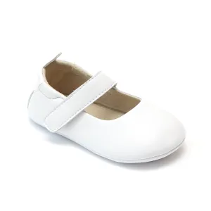 L'Amour Infant Girls Leather Crib Mary Janes