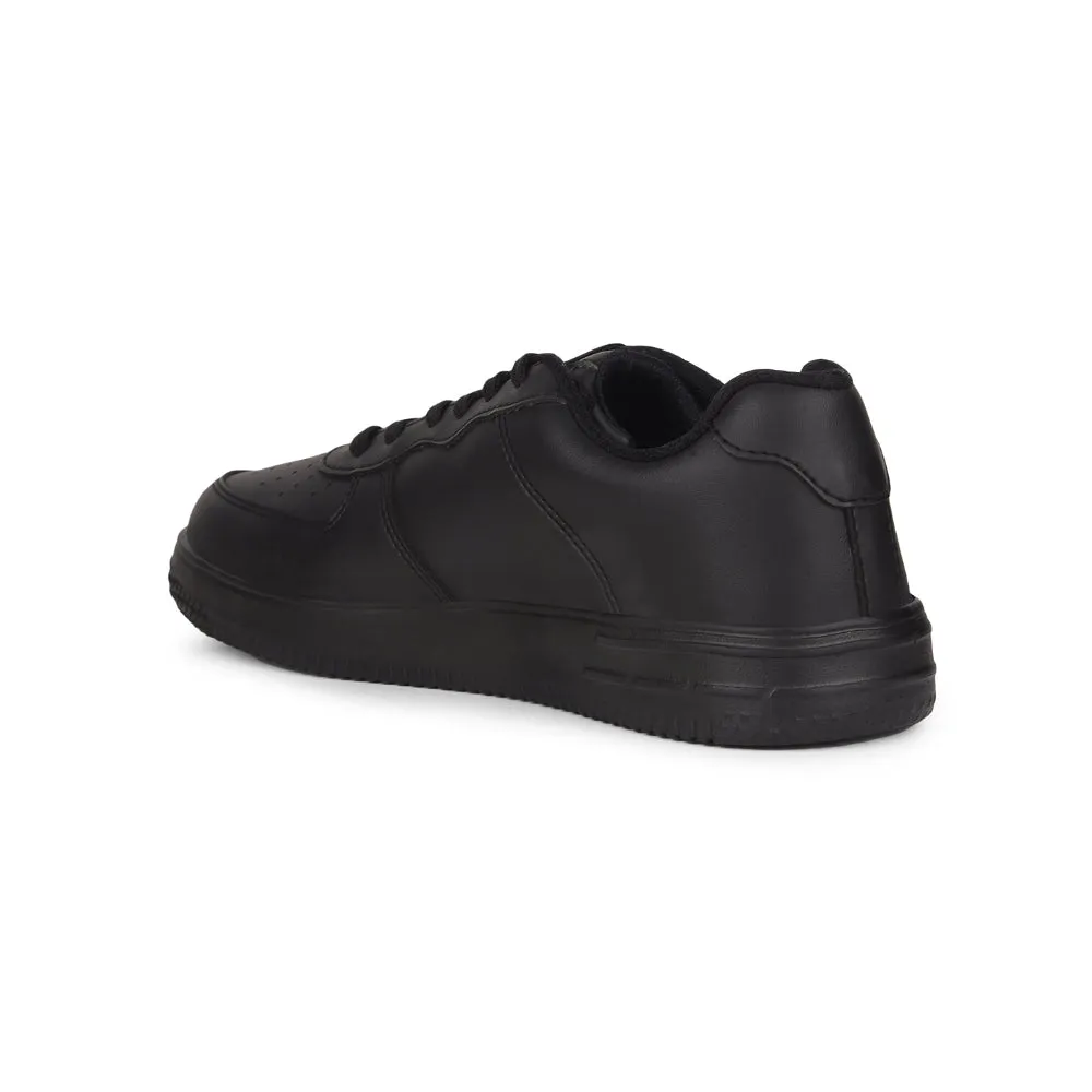 Leap7x Casual Black Lacing Sneakers For Men SPORTSTAR1 By Liberty