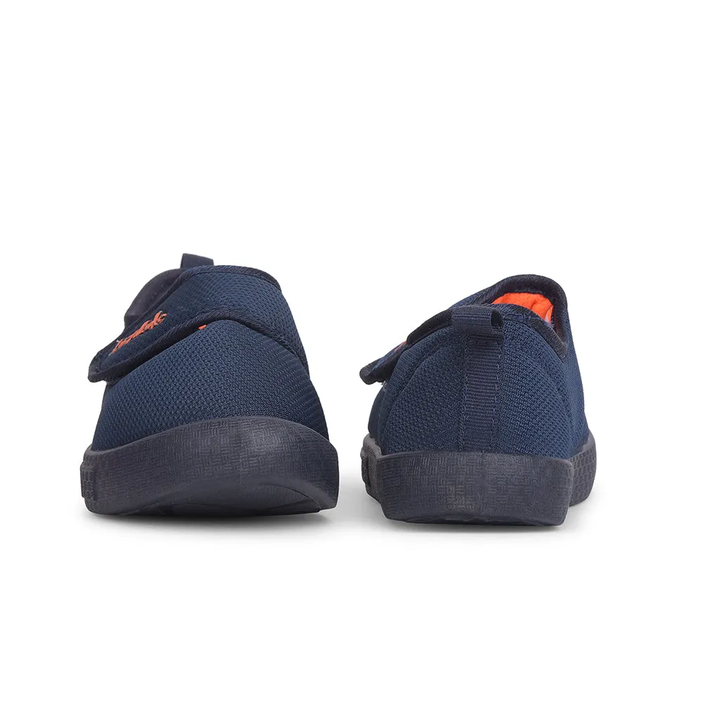 Lucy & Luke Casual Navy Blue Non Lacing Shoes For Kids BASTIAN82E By Liberty