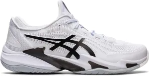 Men's Asics Court FlyteFoam 3, White/Black, 10.5 D Medium