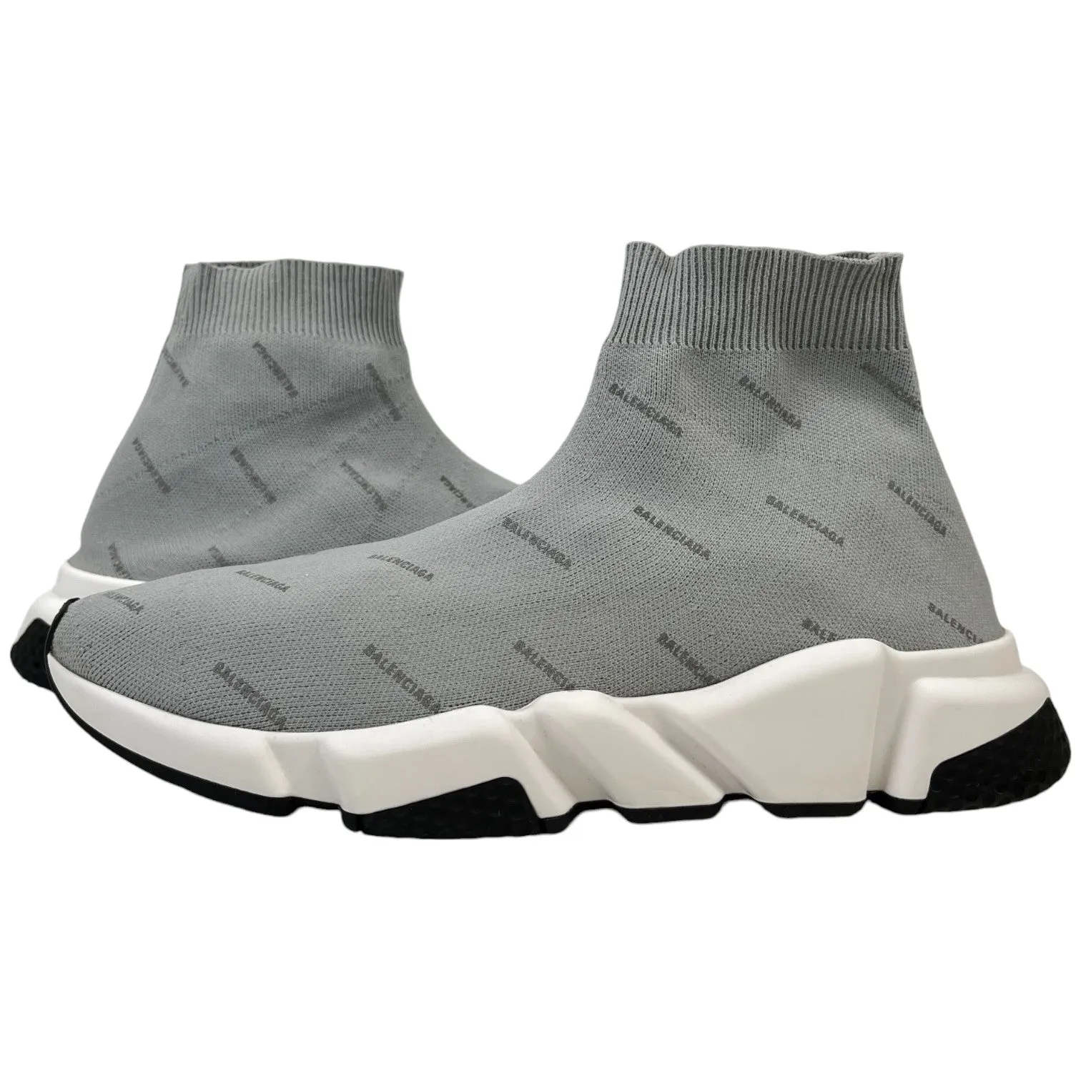 Men's Speed Sock High Trainers Grey Size EU 41 / UK 7