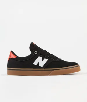 New Balance Numeric 255 Shoes - Black / Gum / Red