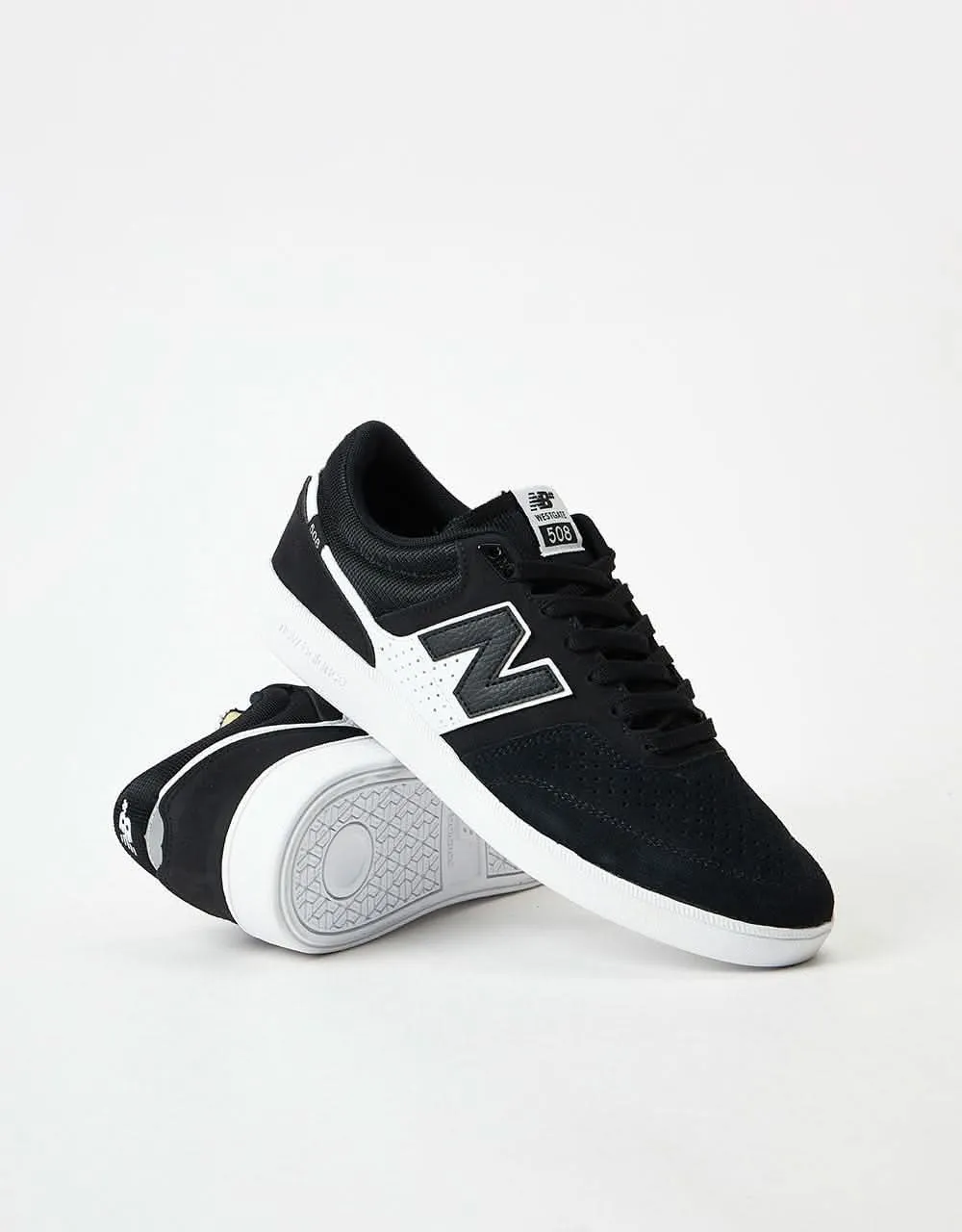 New Balance Numeric 508 Skate Shoes - Black/White