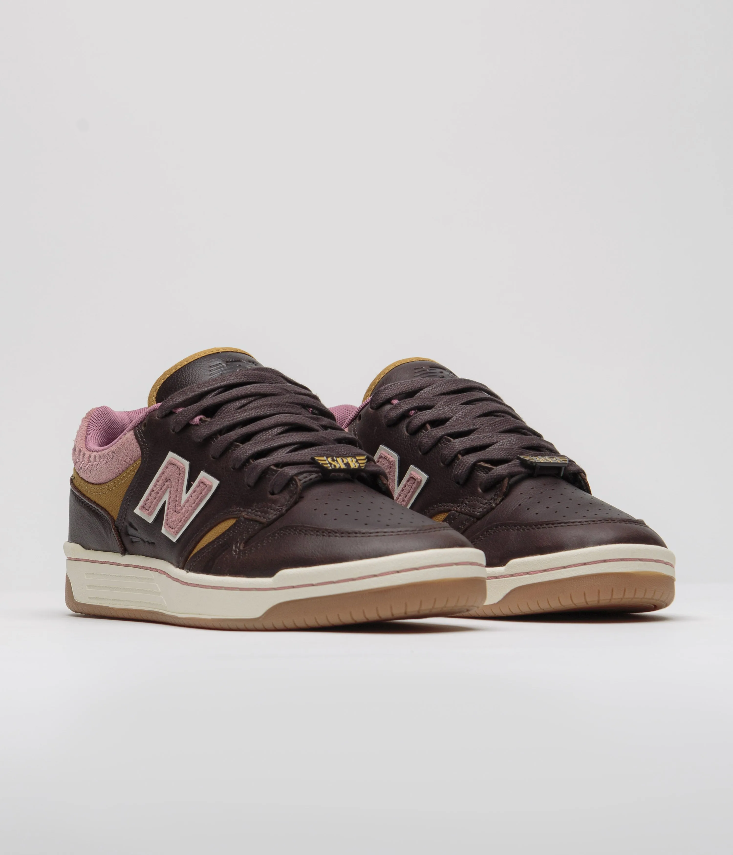 New Balance Numeric x 303 Boards 480 Shoes - Brown / Pink