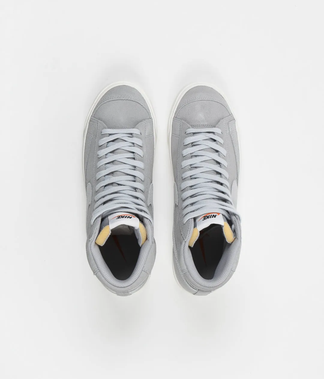 Nike Blazer Mid '77 Suede Shoes - Wolf Grey / Pure Platinum - Sail