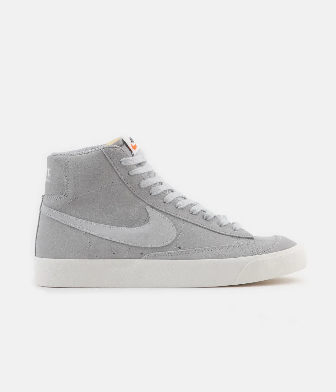 Nike Blazer Mid '77 Suede Shoes - Wolf Grey / Pure Platinum - Sail