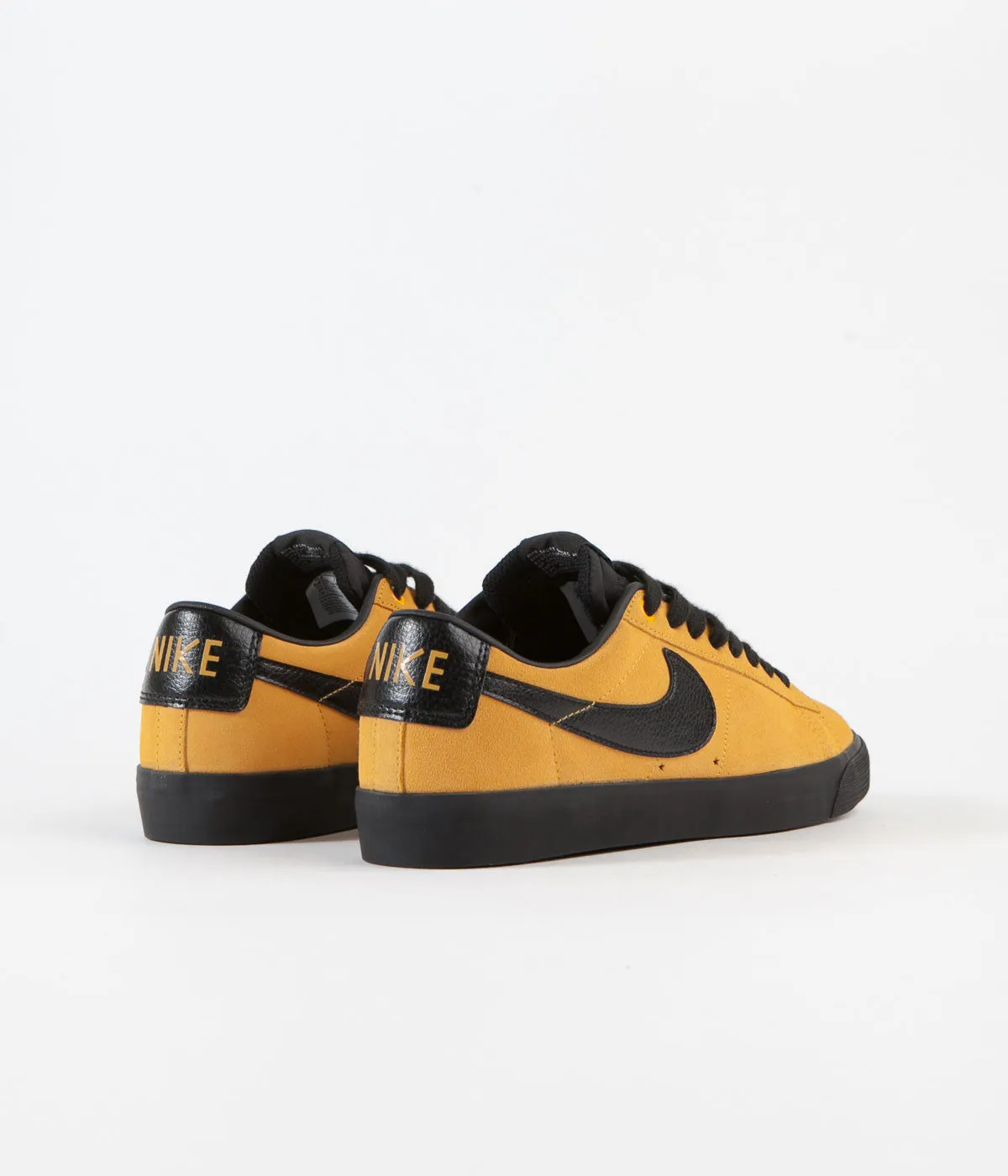 Nike SB Blazer Low GT Shoes - University Gold / Black - University Gold