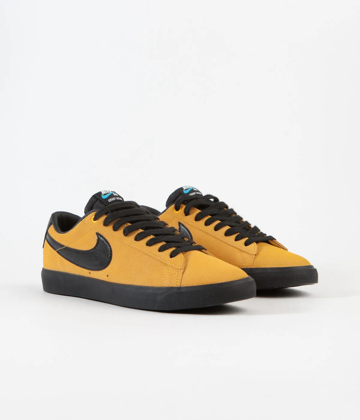 Nike SB Blazer Low GT Shoes - University Gold / Black - University Gold