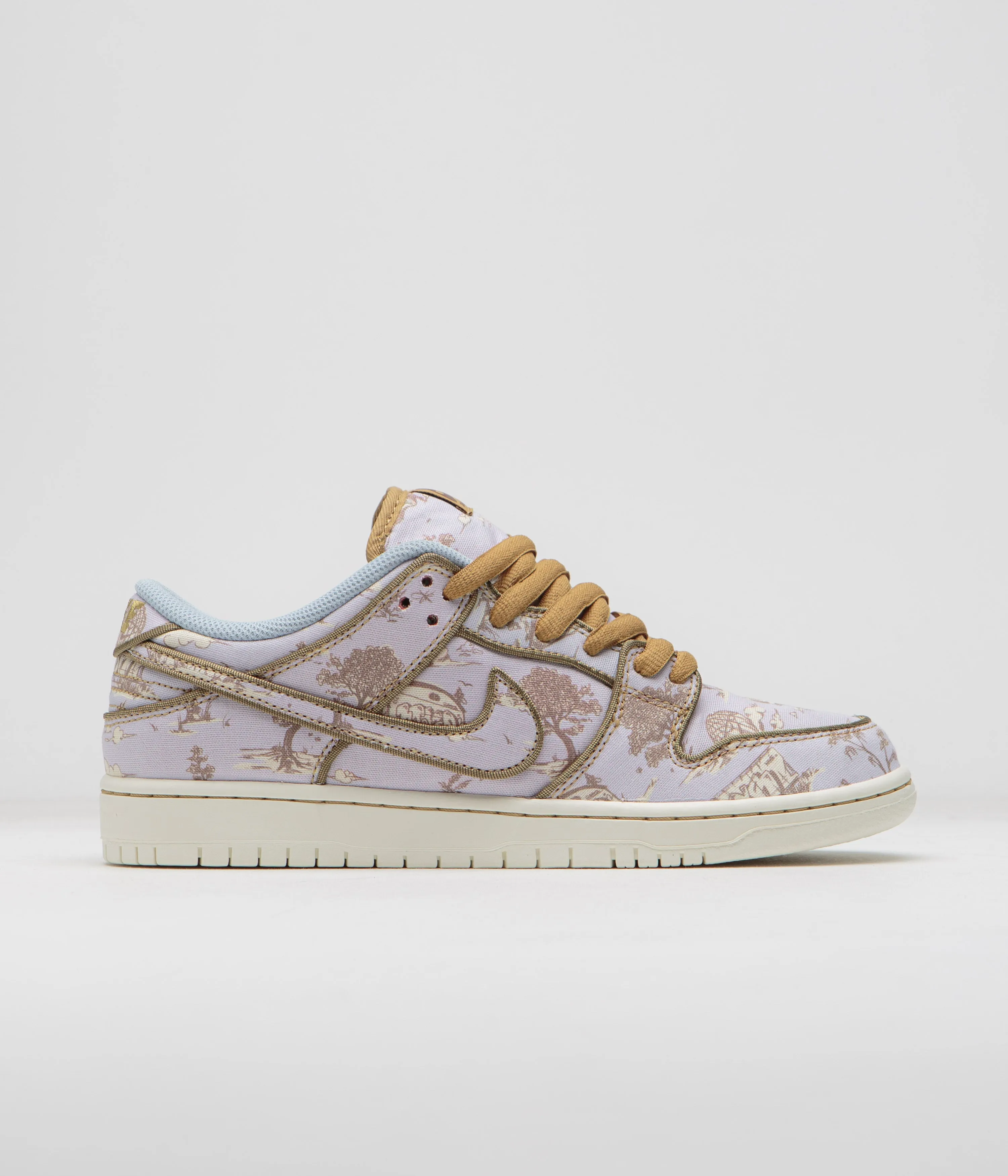 Nike SB City of Style Dunk Low Pro Premium Shoes - Football Grey / Coconut Milk - Khaki