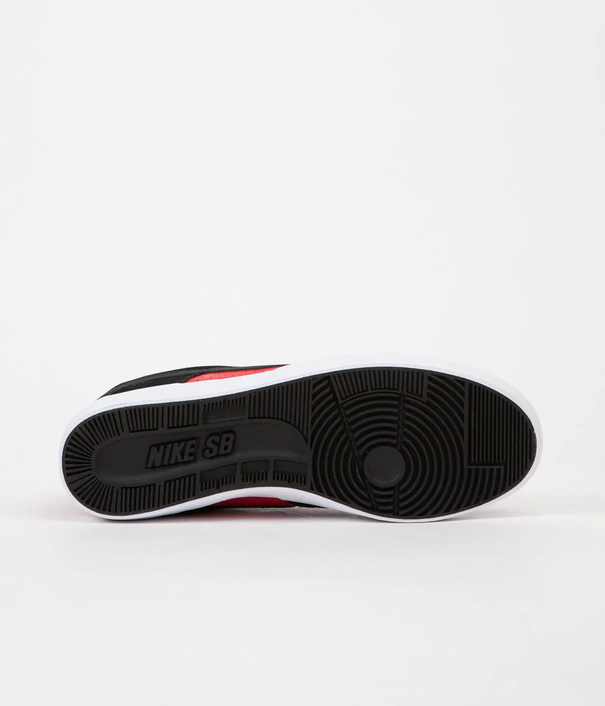 Nike SB Delta Force Vulc Shoes - Black / Black - University Red - White