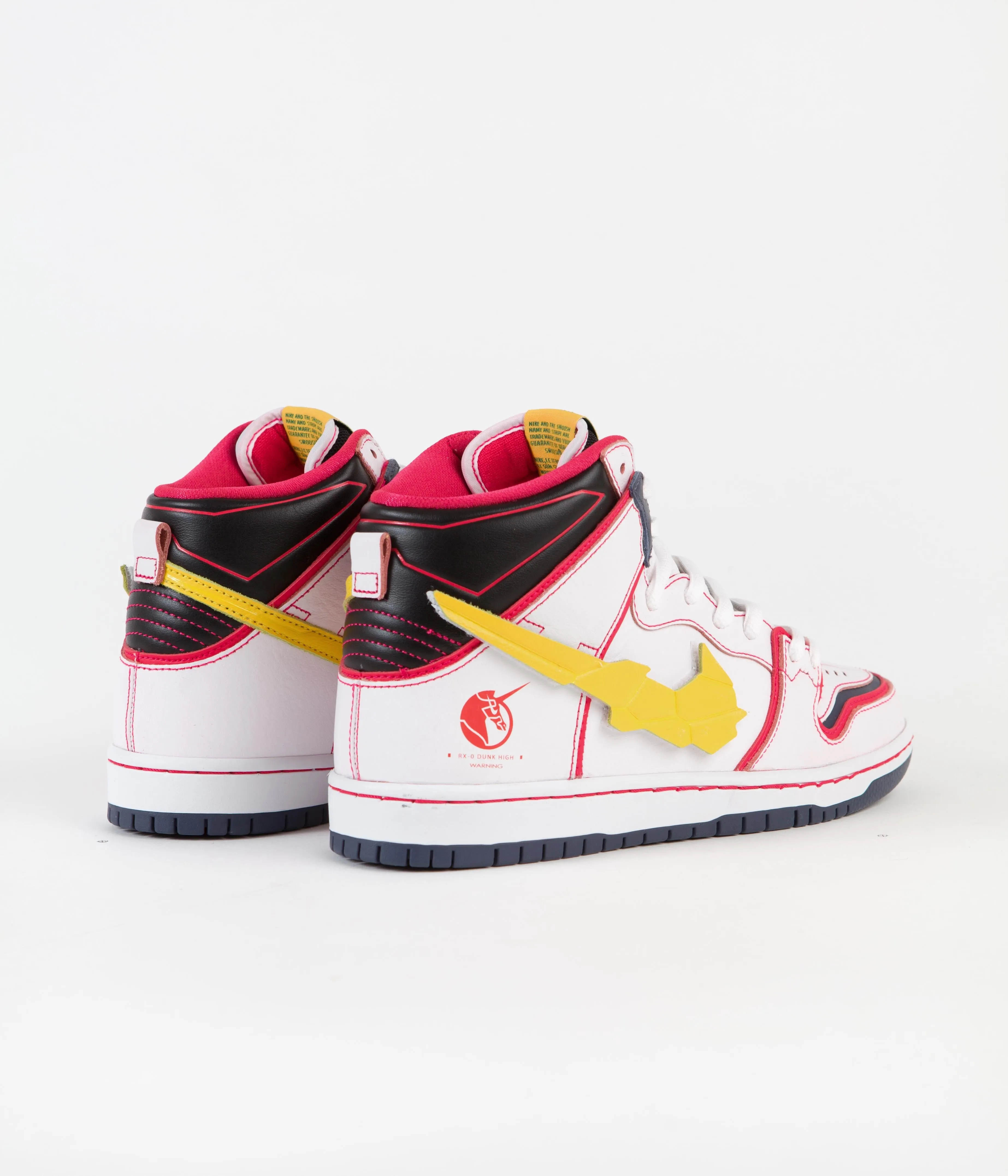 Nike SB Dunk High Pro 'Gundam' Shoes - White / Amarillo