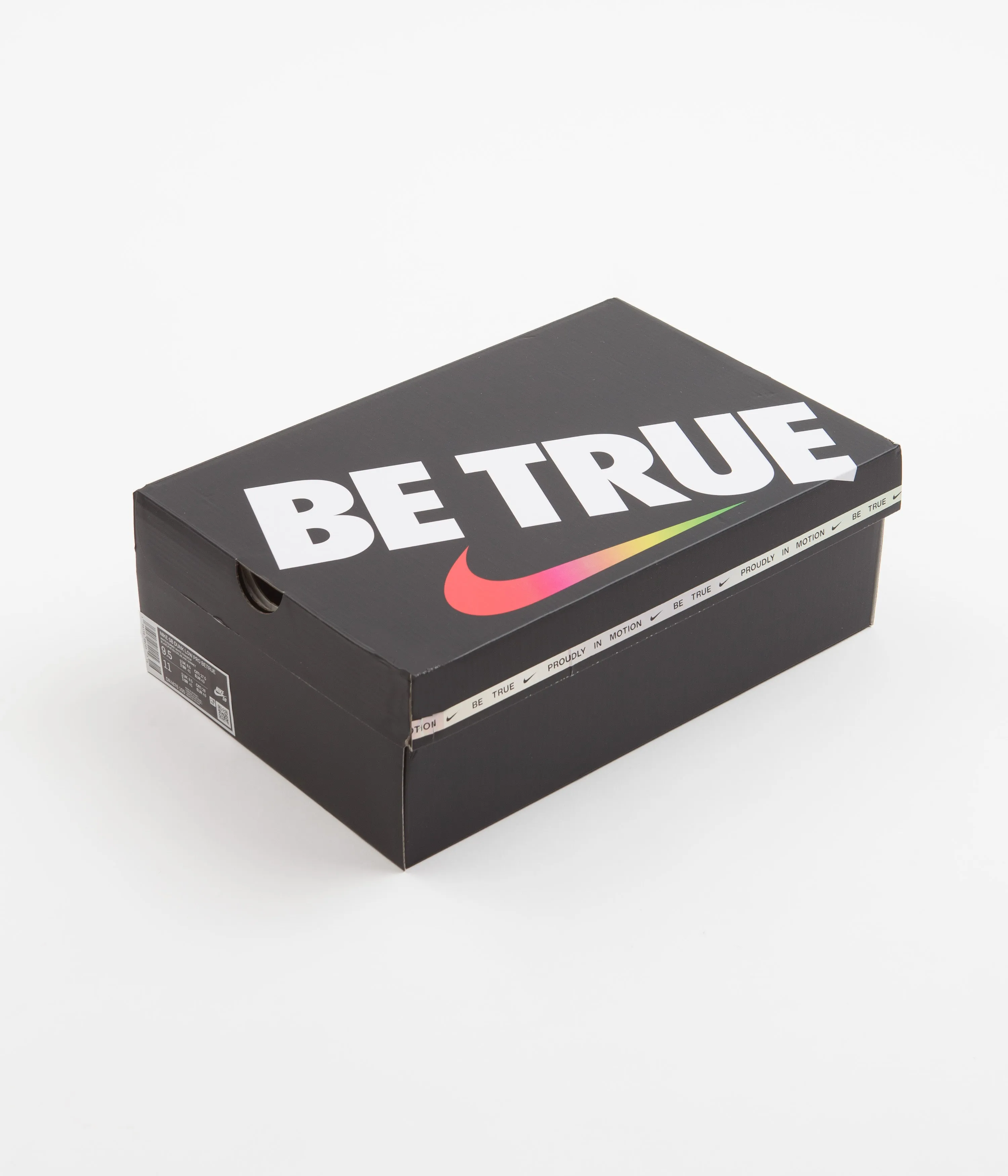 Nike SB Dunk Low 'Be True' Shoes - White / Summit Rainbow - White