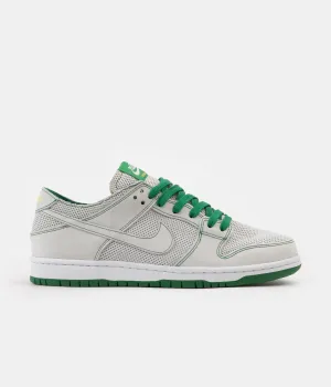 Nike SB Dunk Low Pro Ishod Deconstructed Shoes - White / White - Aloe Verde - Tour Yellow