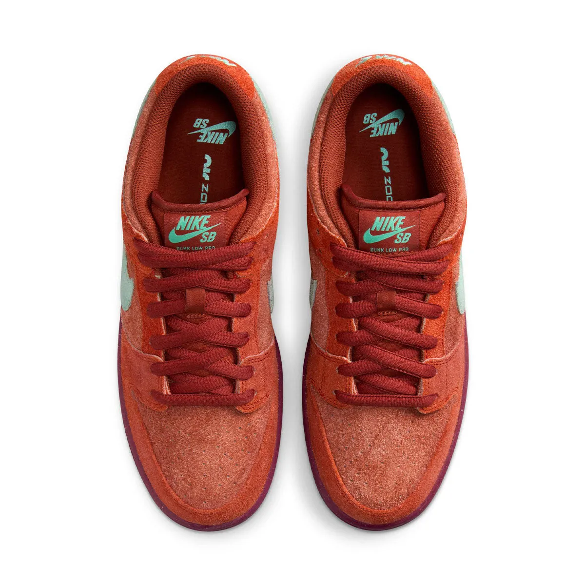 Nike SB - Dunk Low Pro Premium Shoes Mystic Red Rosewood