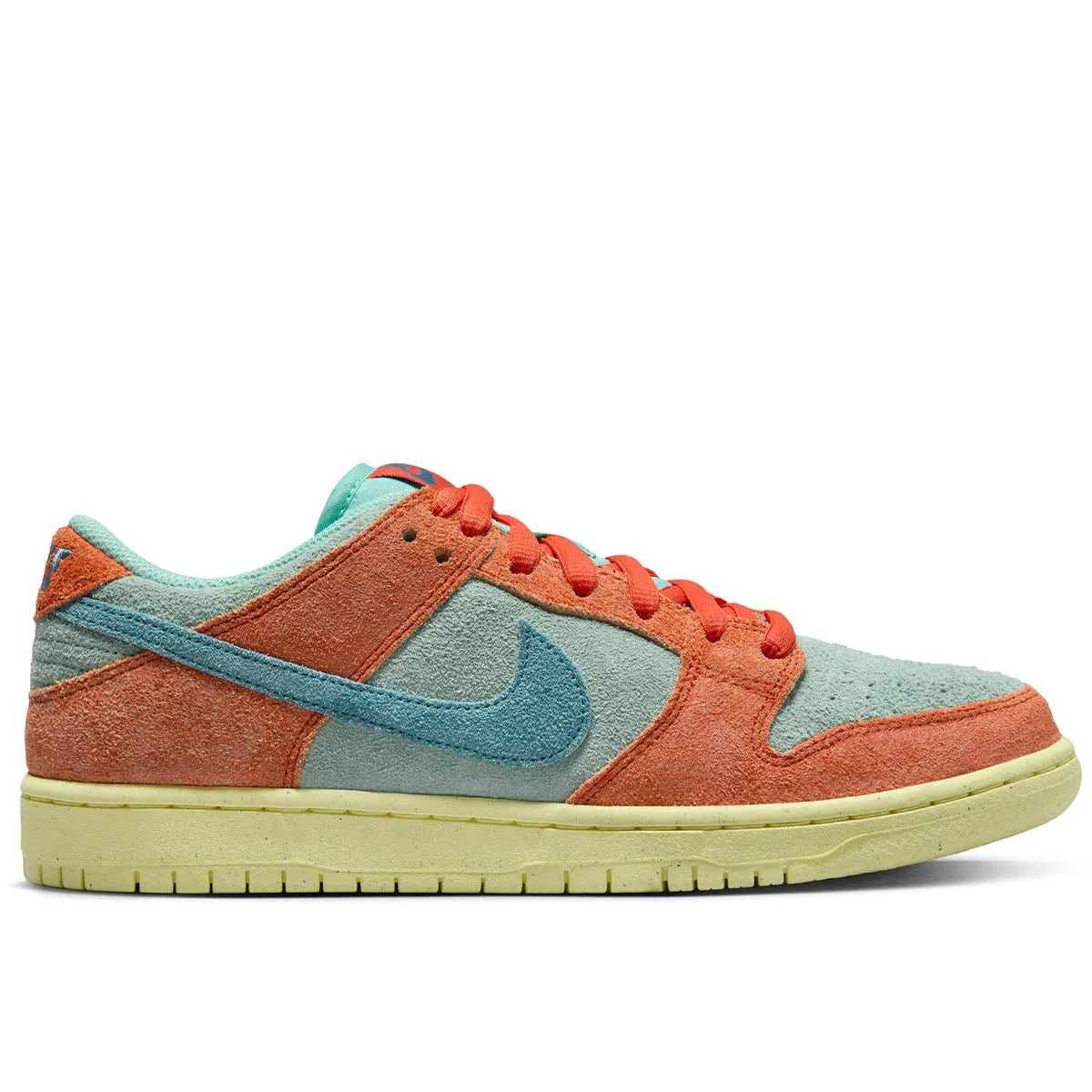 Nike SB - Dunk Low Pro Premium Shoes Orange Emerald Rise