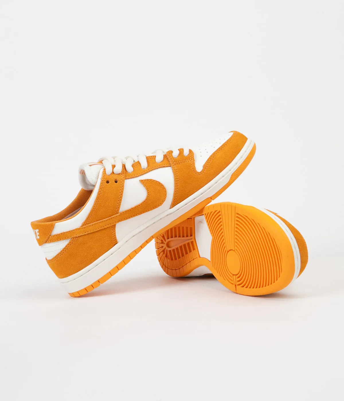 Nike SB Dunk Low Pro Shoes - Circuit Orange / Circuit Orange / Sail