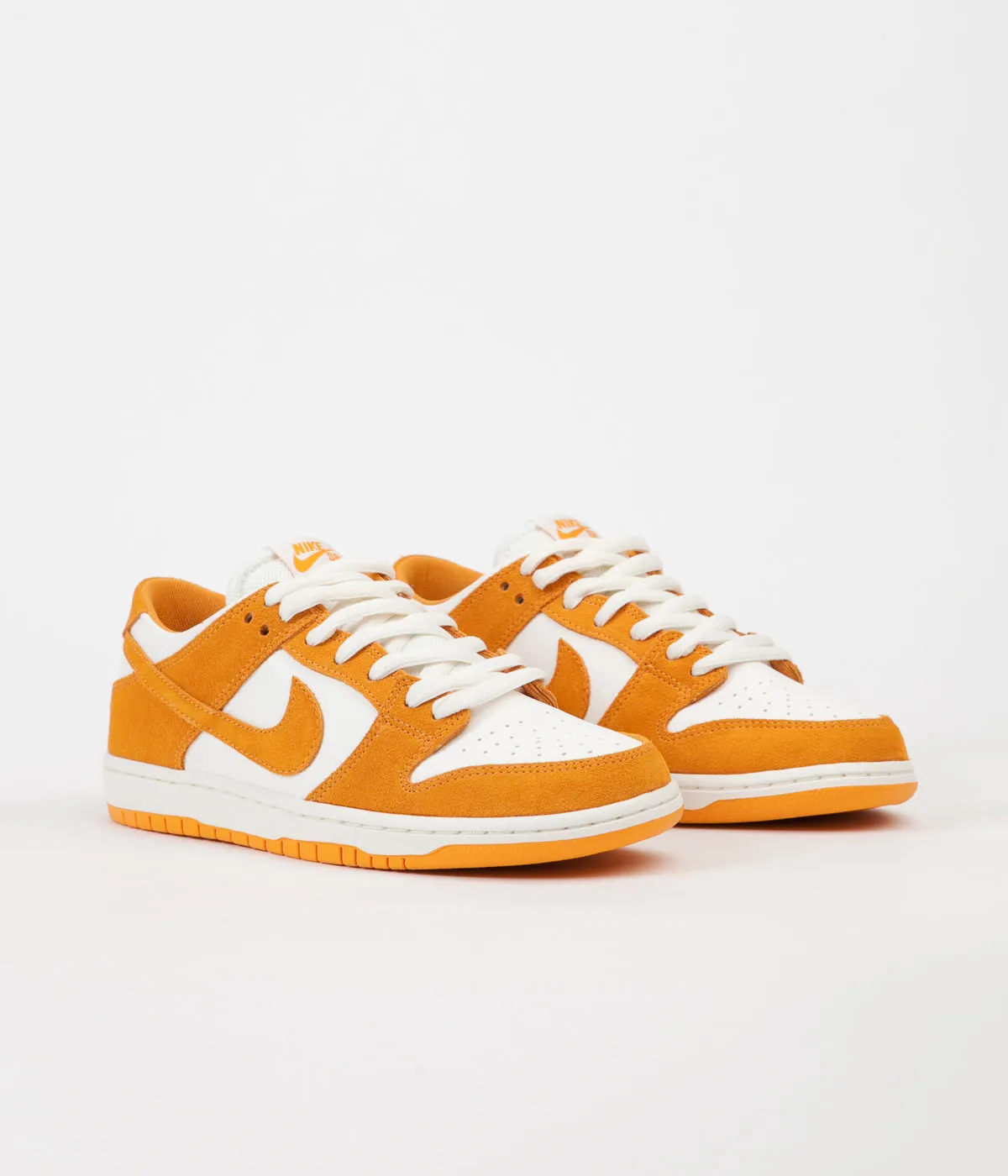 Nike SB Dunk Low Pro Shoes - Circuit Orange / Circuit Orange / Sail