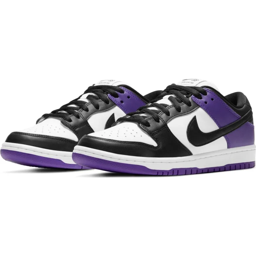 Nike SB Dunk Low Pro Skateboard Shoe - Court Purple/Black-White-Court Purple