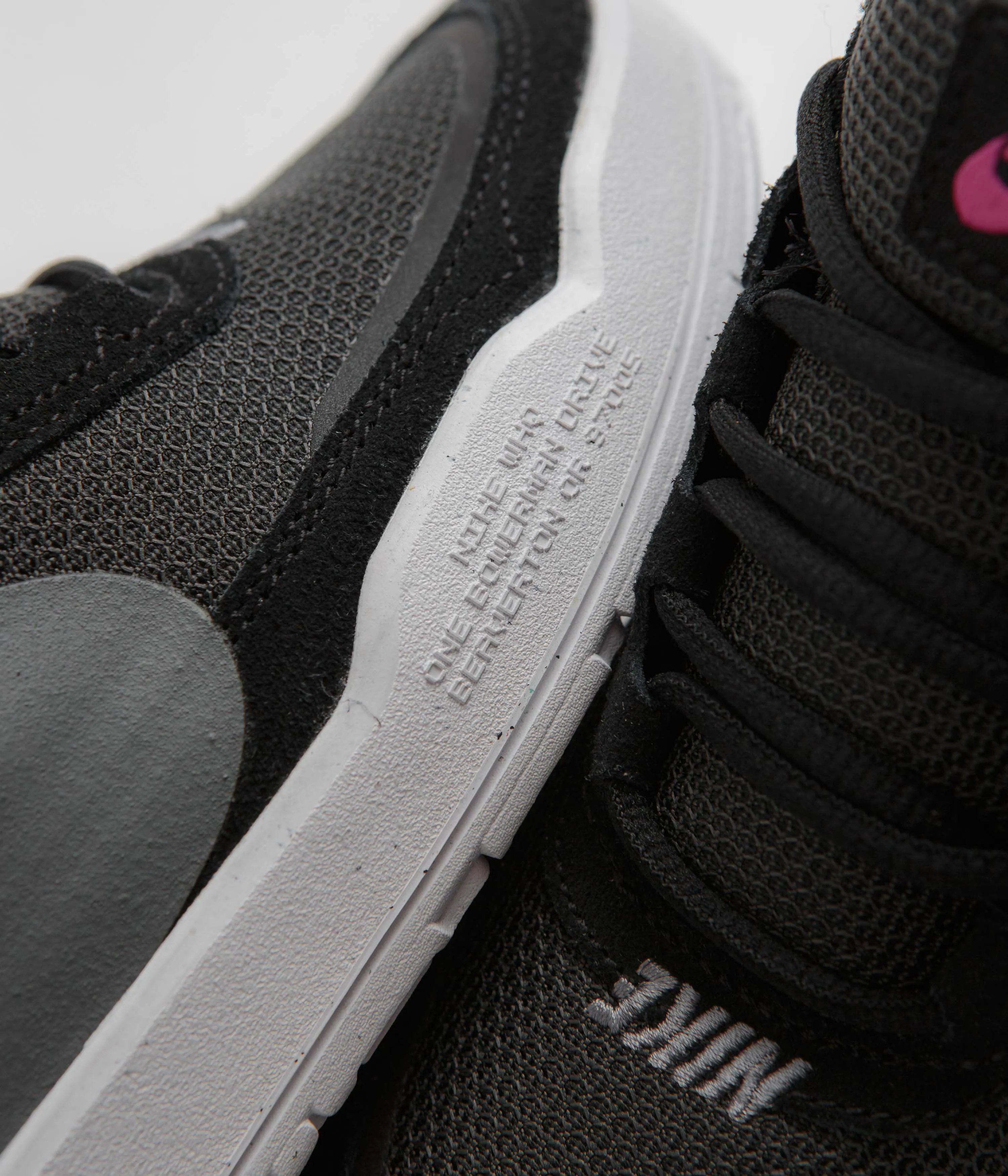 Nike SB Kids Day One Shoes - Black / Cool Grey - Anthracite - Alchemy Pink