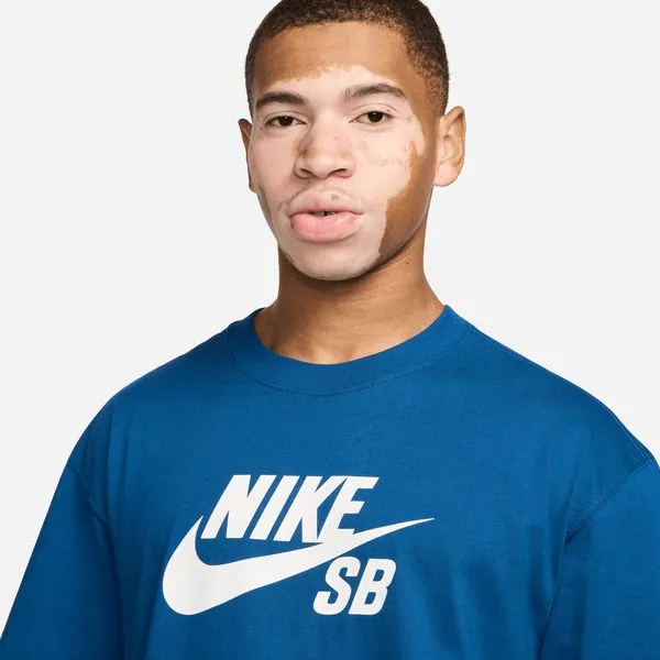 Nike SB Logo Skate Tee Court Blue