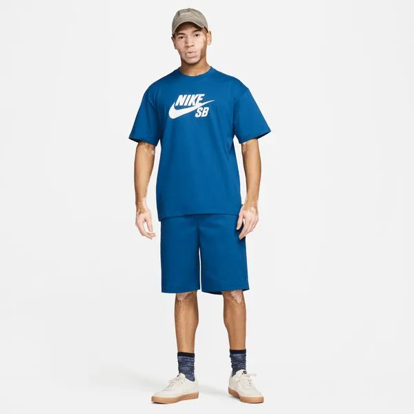 Nike SB Logo Skate Tee Court Blue