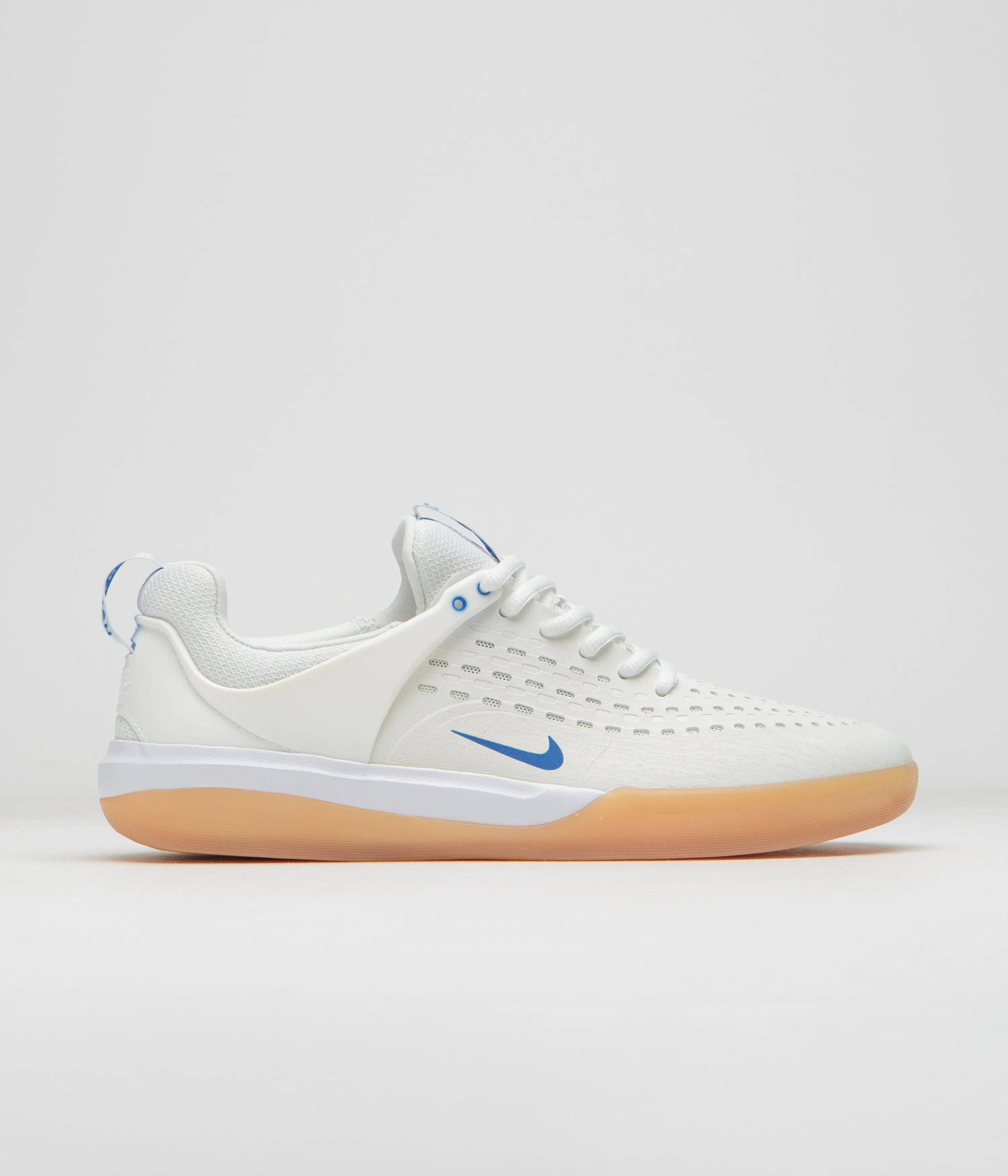 Nike SB Nyjah 3 Shoes - Summit White / Photo Blue - Summit White