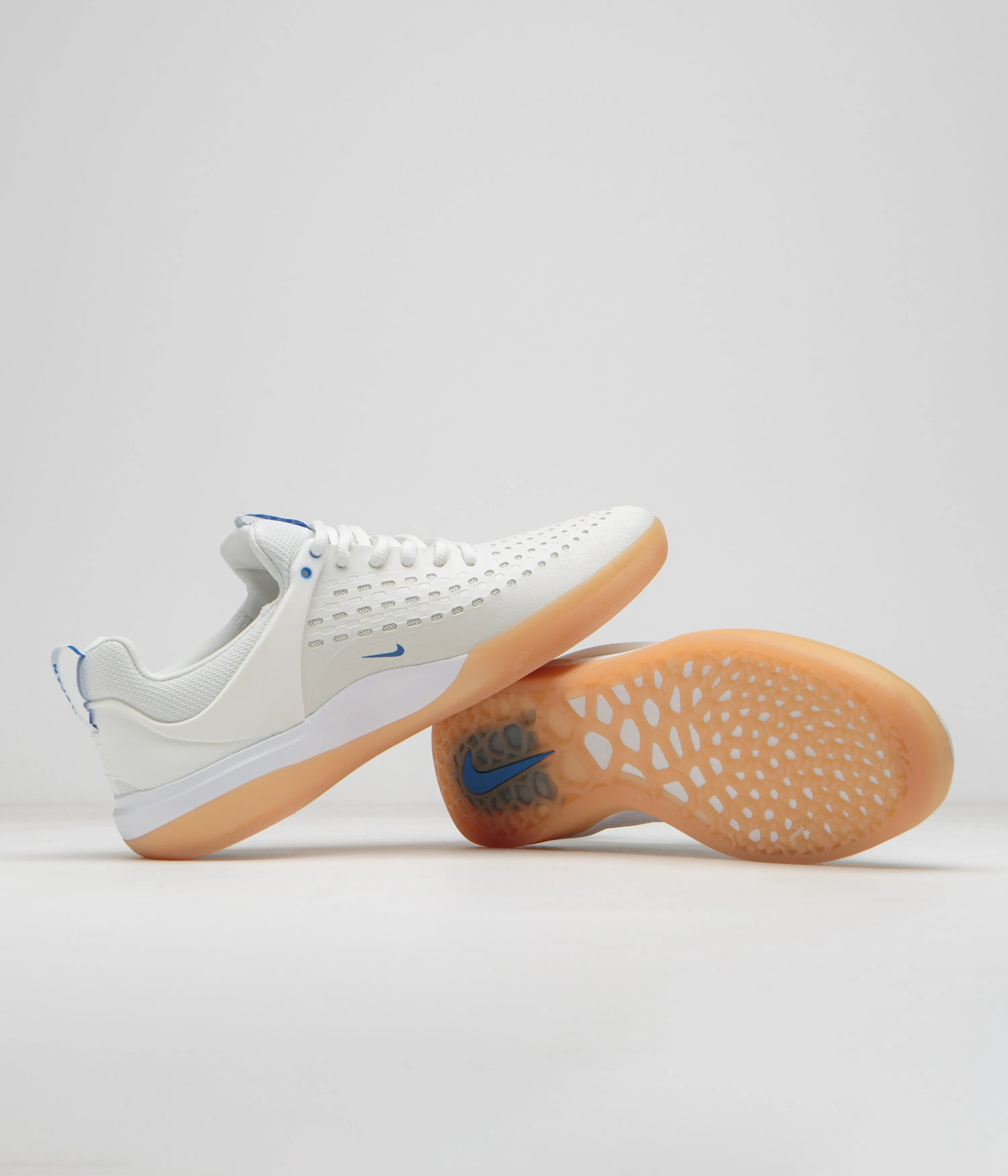 Nike SB Nyjah 3 Shoes - Summit White / Photo Blue - Summit White