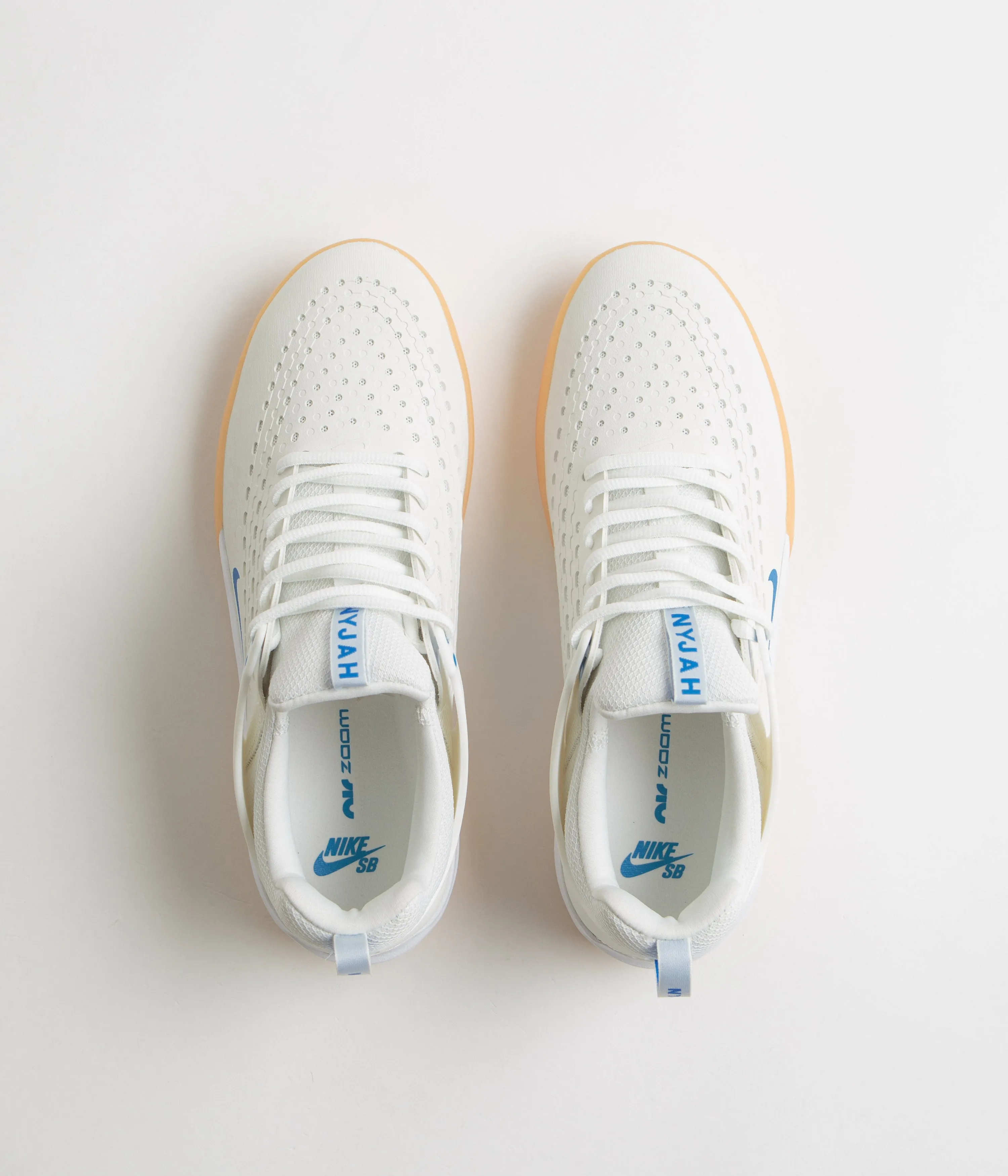 Nike SB Nyjah 3 Shoes - Summit White / Photo Blue - Summit White