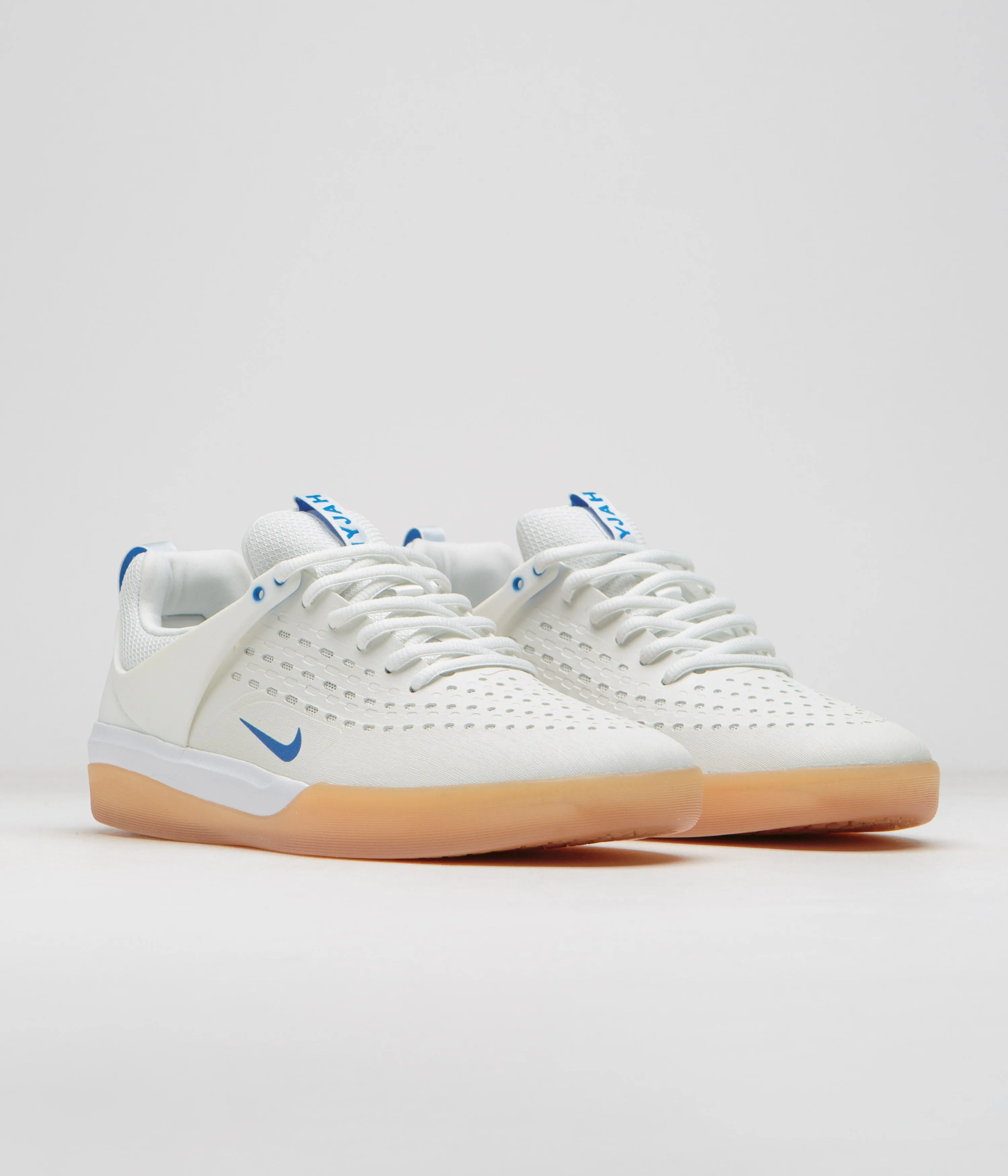 Nike SB Nyjah 3 Shoes - Summit White / Photo Blue - Summit White