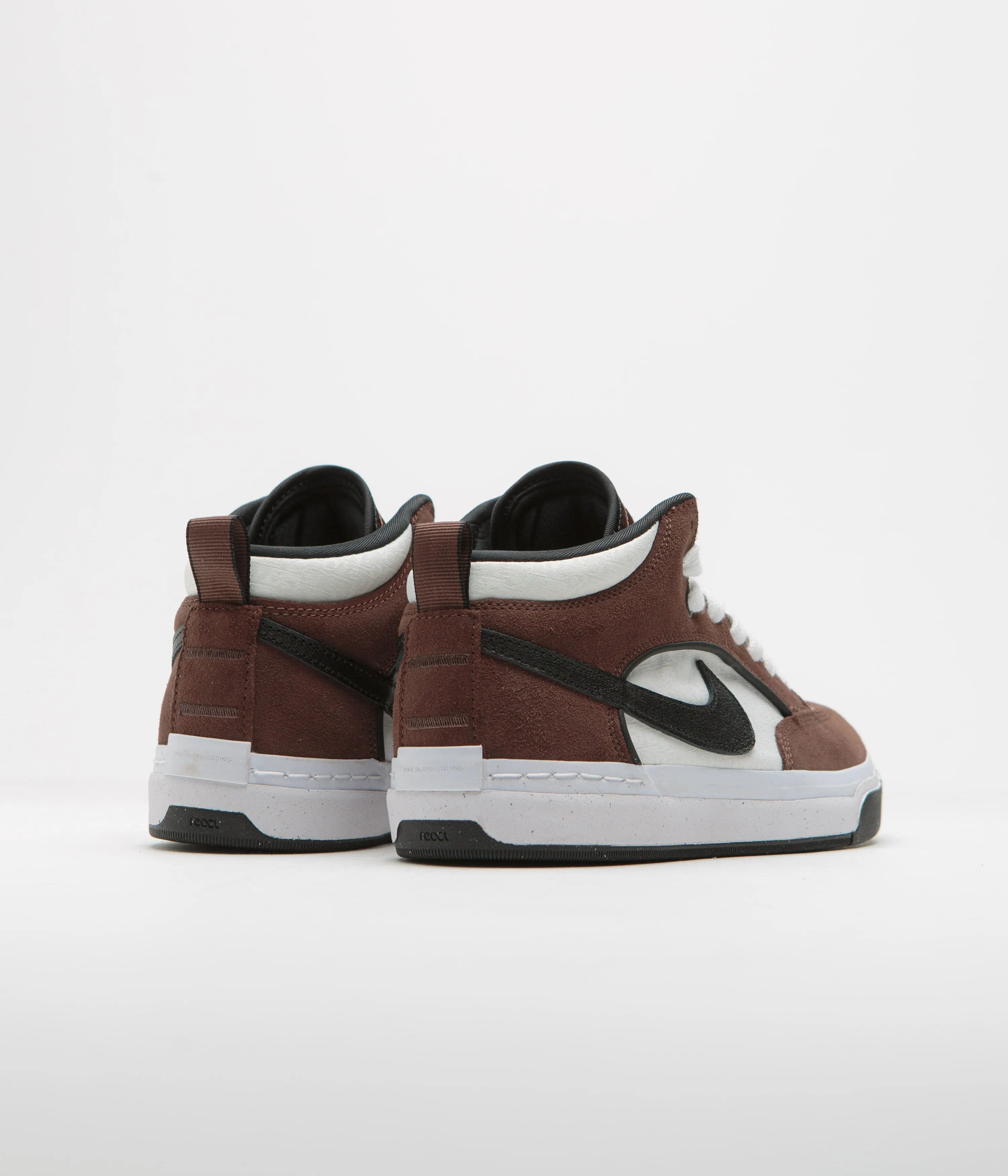 Nike SB React Leo Shoes - Light Chocolate / Black - White - Black