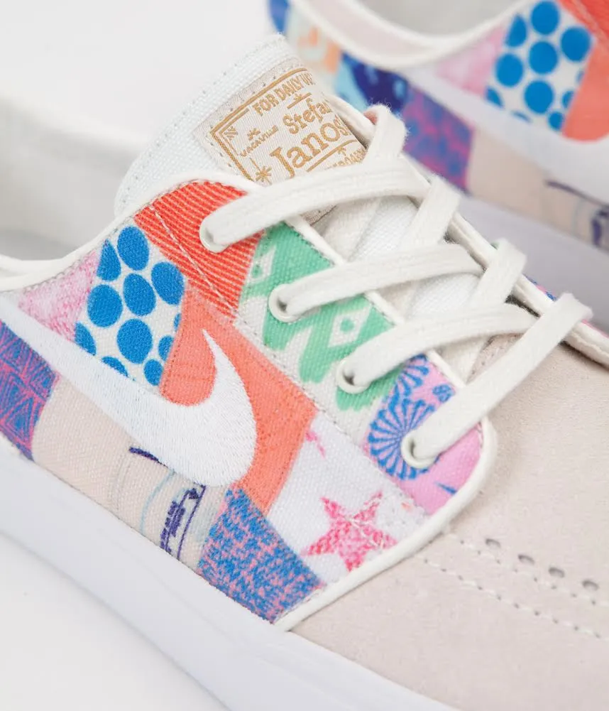 Nike SB Stefan Janoski Thomas Campbell Shoes - Sail / White - Multicolour - Metallic Gold