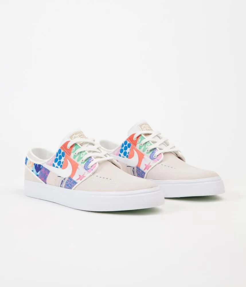 Nike SB Stefan Janoski Thomas Campbell Shoes - Sail / White - Multicolour - Metallic Gold