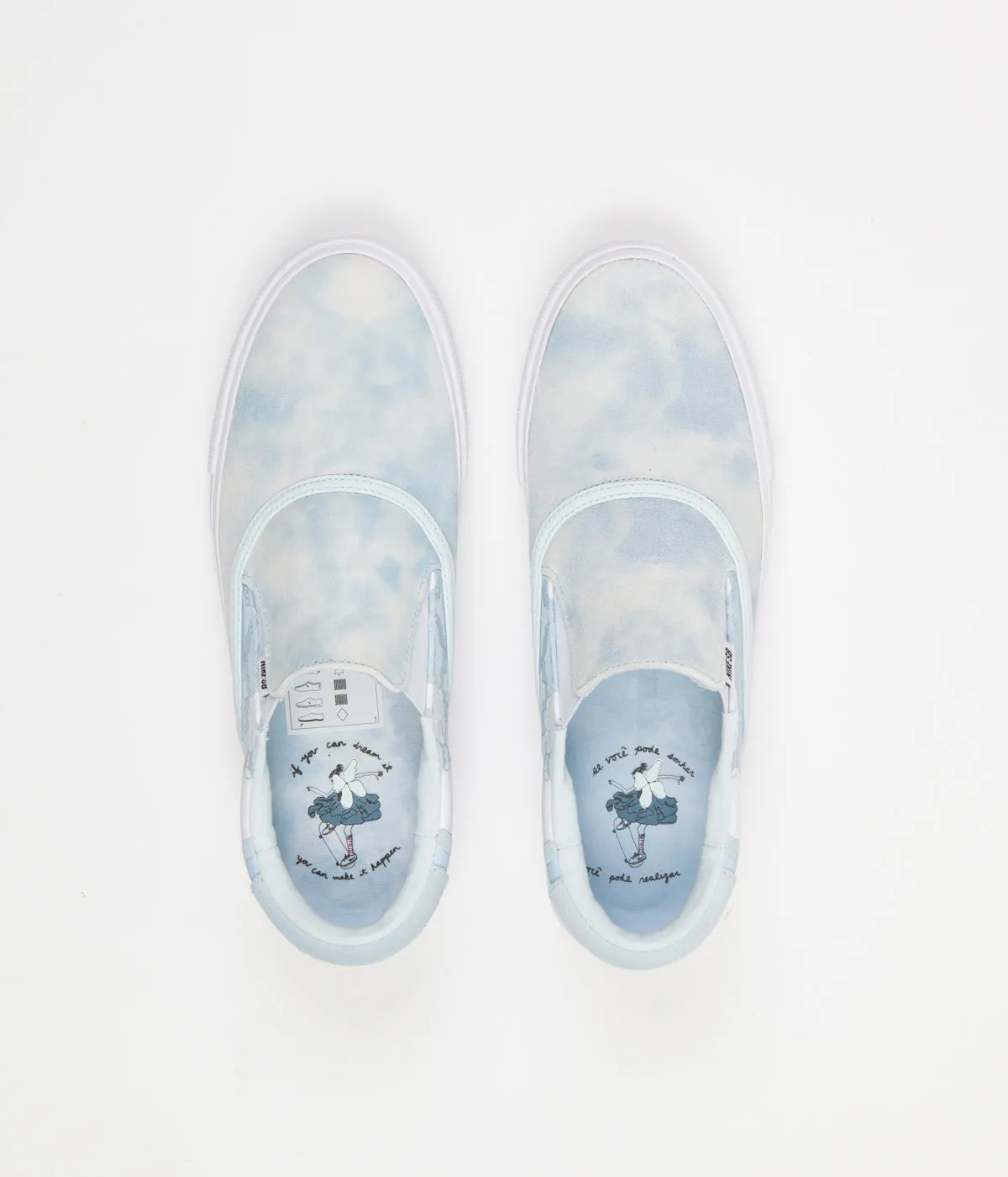 Nike SB Verona Slip On x Rayssa Leal Shoes - Glacier Blue / Glacier Blue - Glacier Blue