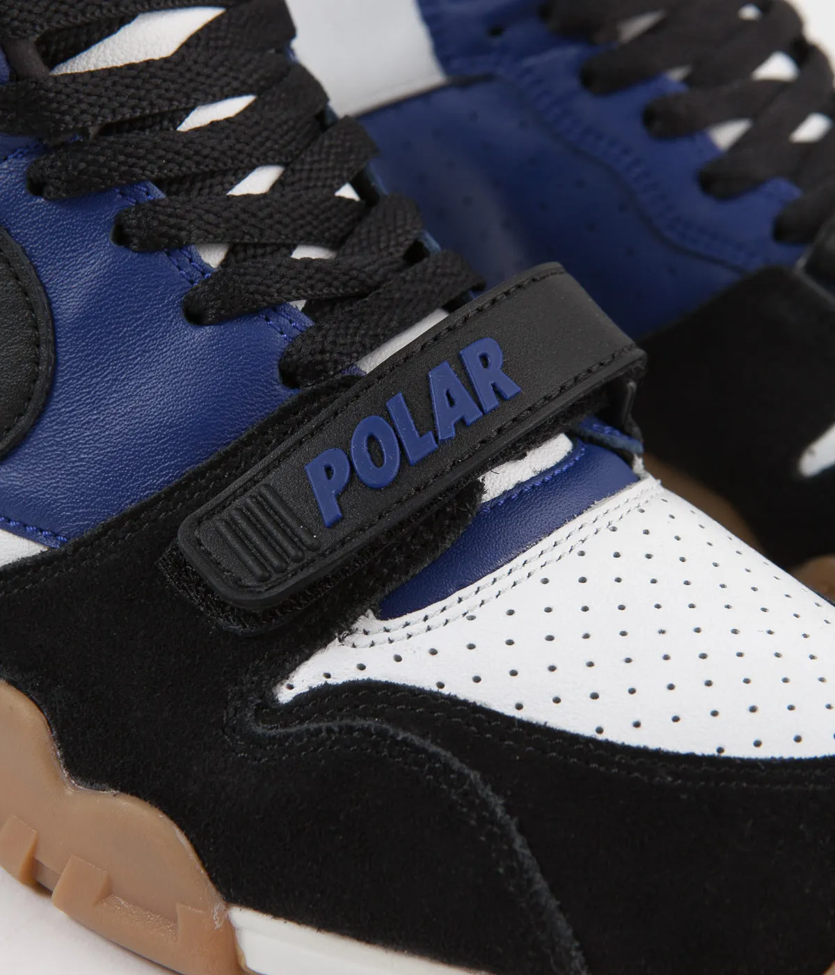 Nike SB x Polar Air Trainer I Shoes - Black / Black / Deep Royal Blue - Summit White