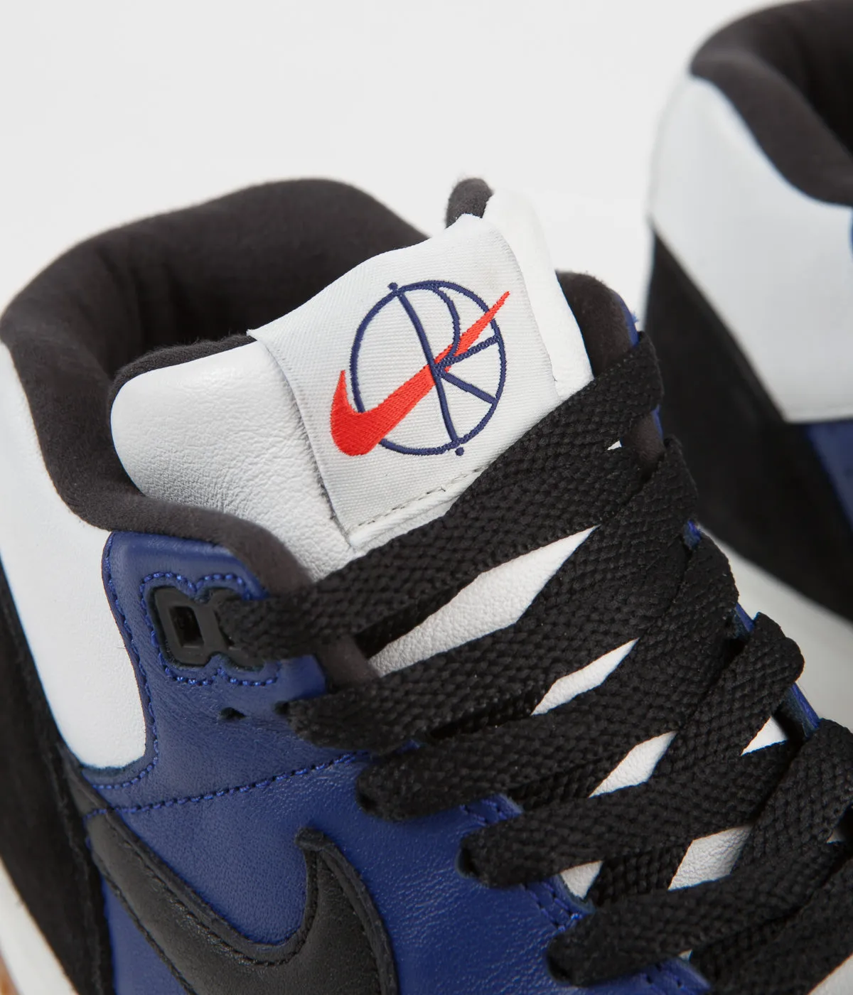 Nike SB x Polar Air Trainer I Shoes - Black / Black / Deep Royal Blue - Summit White