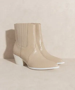 OASIS SOCIETY Dawn - Paneled Western Bootie