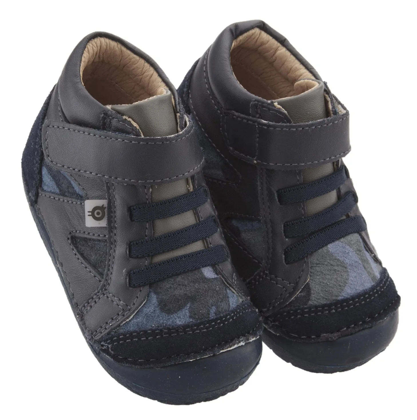 Old Soles Boy's 4049 Pave Squad Sneakers - Navy/Marine Camo/Grey