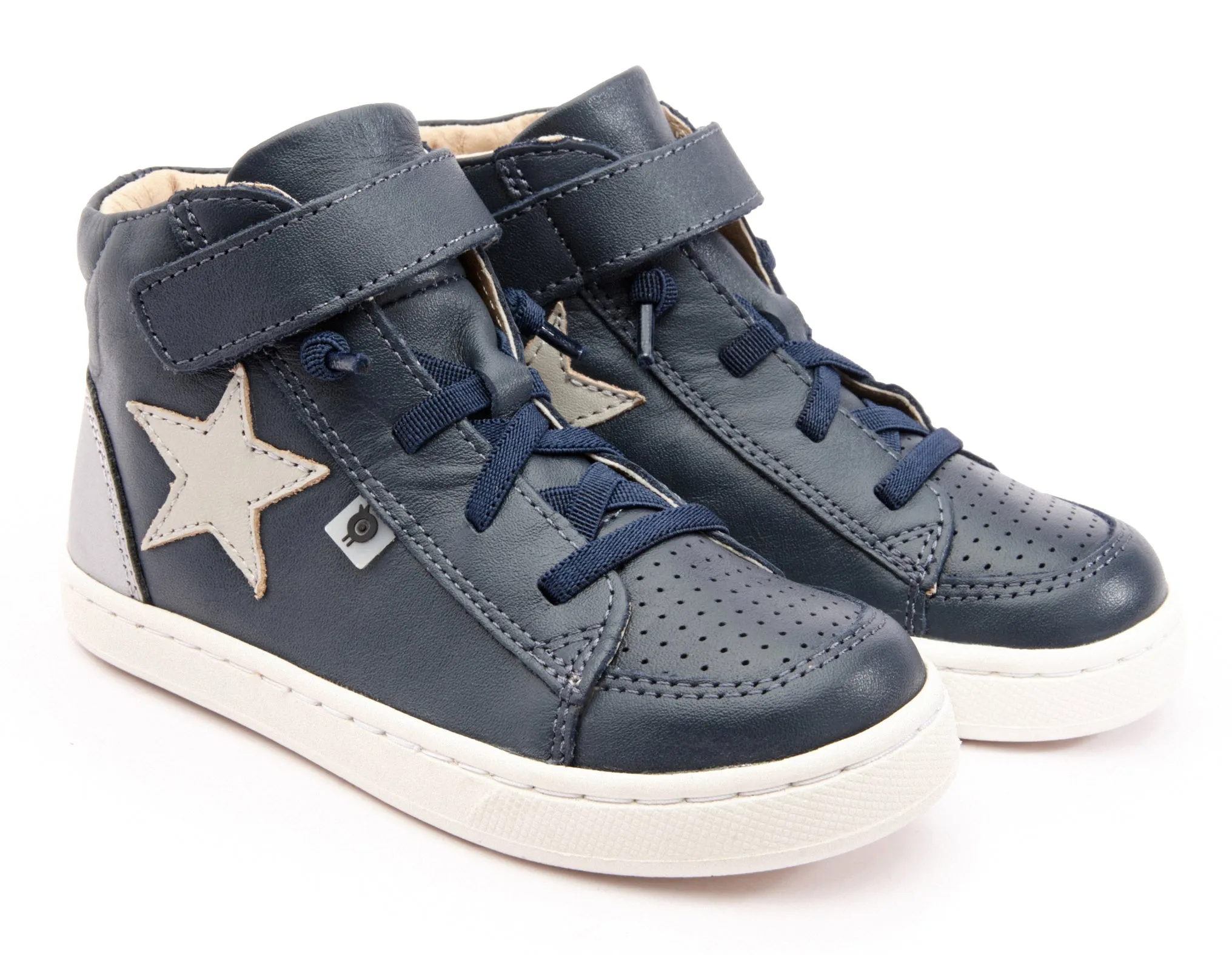 Old Soles Boy's & Girl's 6104 Champster Sneakers - Navy/Rich Silver/Gris