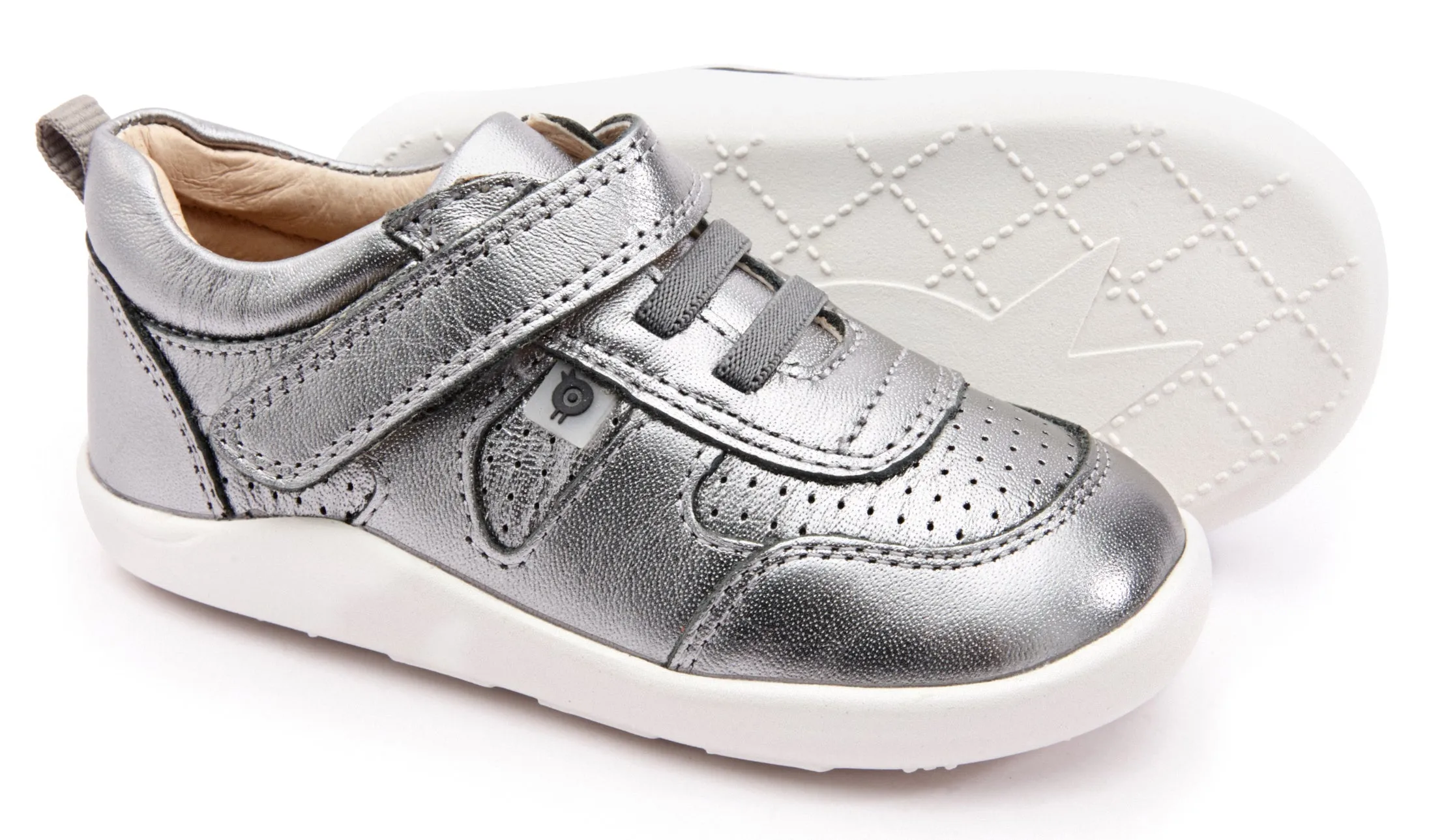 Old Soles Boy's & Girl's Overland Shoe - Rich Silver